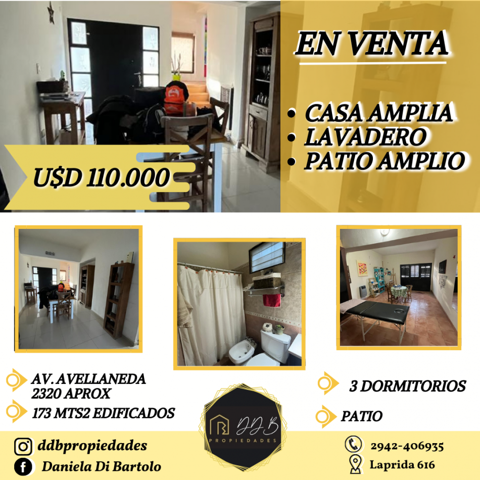 CASA AMPLIA- Av AVELLANEDA