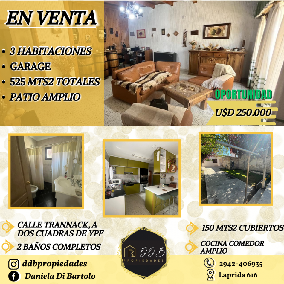 Casa Amplia en Zona Centro