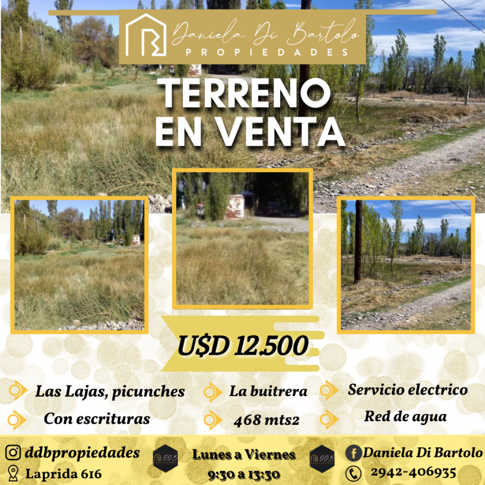 Amplio Terreno - La Buitrera