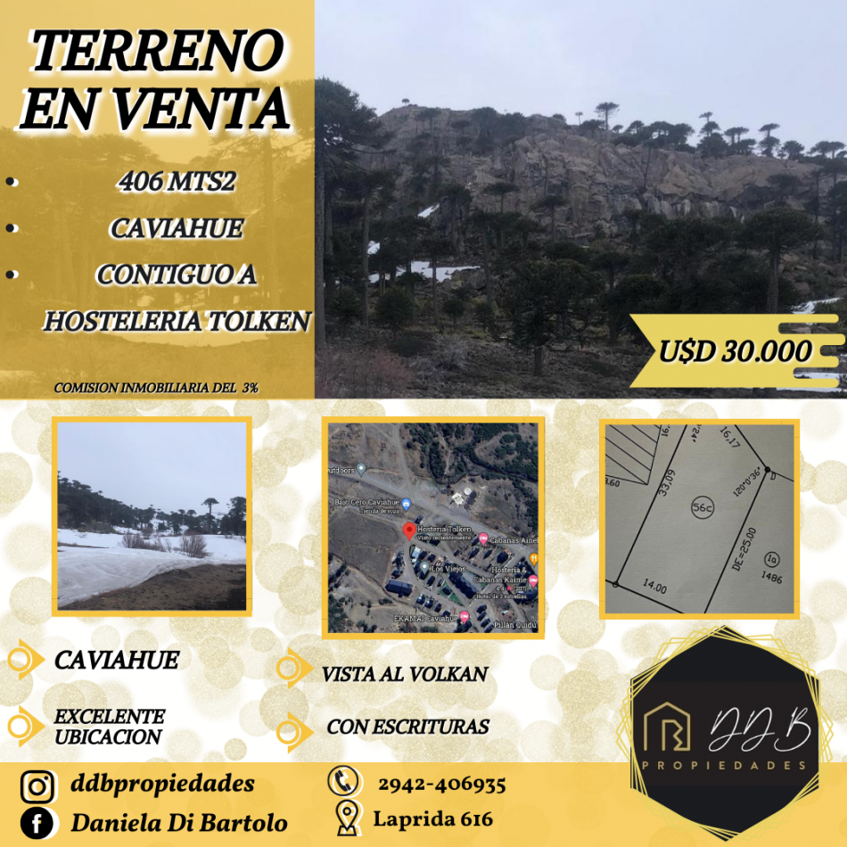 TERRENO EN CAVIAHUE