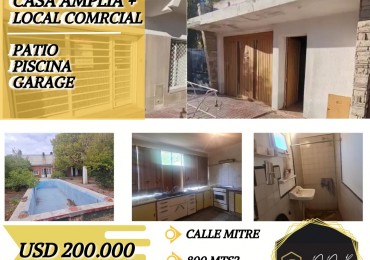 CASA AMPLIA + LOCAL COMERCIAL