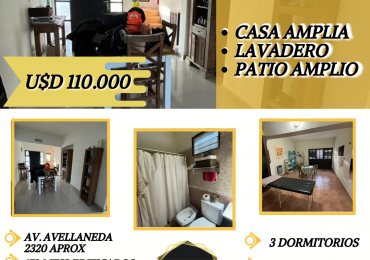 CASA AMPLIA- Av AVELLANEDA